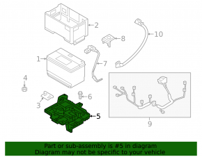 Battery tray for Hyundai Santa FE 21-23
