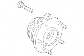 Front right hub for Nissan Murano z51 09-12