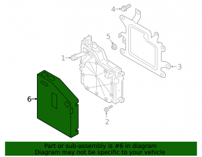 Audi E-Tron 19-23 DC-DC Converter Housing