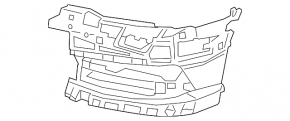 Front Bumper Frame Left BMW 5 G30 17-23 M-tech OEM