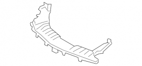 Upper radiator grill bracket Lexus RC200t RC300 15-18