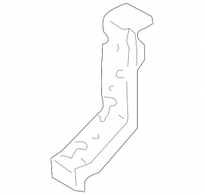 Lower reinforcement for the right fender apron of the Lexus RX330 RX350 RX400h 04-09