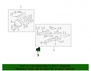 Front right bumper reinforcement fang for Lexus IS250 IS350 06-13