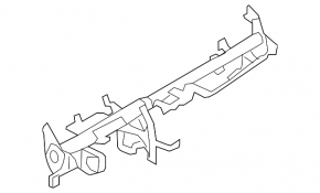 Under-torpedo pipe reinforcement Nissan Murano z51 09-14