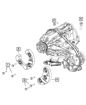 Jeep Grand Cherokee WL 21-25 small transfer case damper
