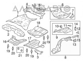 Honda Accord 13-17 Rear Bumper Guard