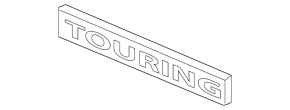 Honda CRV 17-22 TOURING emblem on the tailgate