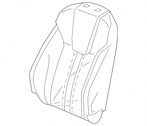 Driver's seat Honda Insight 19-22 without airbag, mechanical, cloth, gray, for dry cleaning