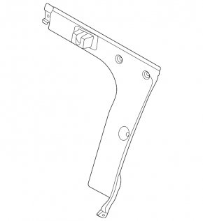 Rear seat back trim right Hyundai Sonata 20-22