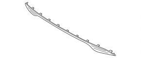 Rear bumper center molding for Hyundai Santa FE 21-23 Limited
