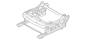 Nissan Rogue 21-24 Driver's Seat Motor Front-Rear, Without Bracket