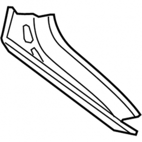 Left side trunk lid trim for Ford Escape MK3 13-19 on the body
