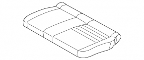 Rear seats, 2nd row, Ford C-max MK2 13-18, manual, black and gray cloth