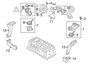 Battery air duct right lower Ford C-max MK2 13-17 energi