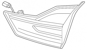 Inner light trunk lid right Ford Edge 19-22 rest Titanium, ST