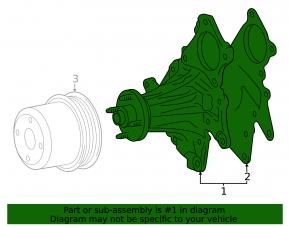 Water pump Lexus LX 22-26