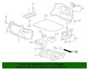 Tow Hook Cadillac CTS 14-19