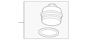 Buick Encore 13-20 1.4T LUV Oil Filter Housing Cover, UFI
