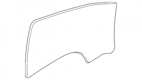 Front right door glass for Chevrolet Volt 11-15