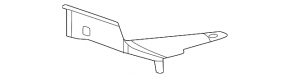 Left lower front bumper mount for Lexus LX 22-26