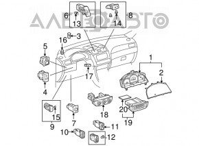 Climate control Toyota Solara 2.4 04-08