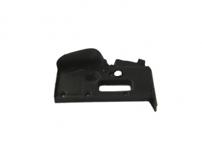 Jeep Grand Cherokee WK2 14-22 black lower passenger footwell trim panel, torn