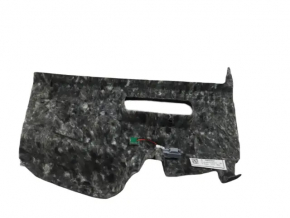 Jeep Grand Cherokee WK2 14-22 black lower passenger footwell trim panel, torn