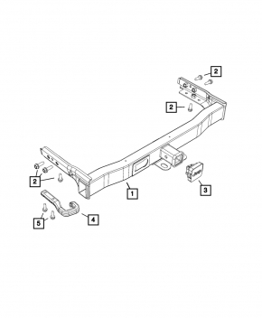 Rusty Jeep Cherokee KL 14-23 towbar