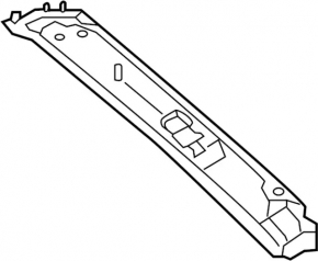 Rear pillar trim upper left Infiniti JX35 QX60 13-20 gray, scratch