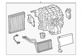 Heater assembly Toyota Prius 50 Prime 17-22