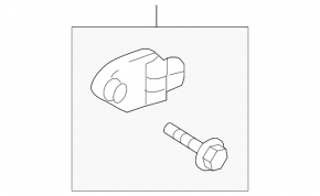 Airbag sensor front left Toyota Corolla e12 02-06