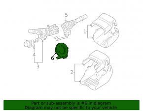 Lexus ES350 07-12 Steering Angle Sensor