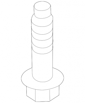 Front subframe mounting bolt 2pcs Mercedes W213 E 17-23 50mm