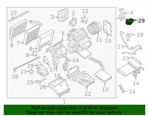 Ford Transit Connect MK2 13-18 Air Conditioner Heater Valve