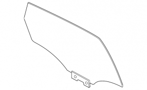 Lincoln MKC 15-19 rear right door glass