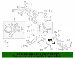 Wheel camber bolt Mazda CX-5 17-24 80mm