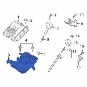 ECU bracket engine computer Ford Explorer 20-24 3.0T