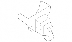 Lower left radiator bracket for Land Rover Range Rover Velar 18-23 2.0T, 3.0T, 5.0T plastic