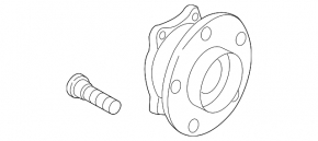 Front right hub Mazda CX-9 16-23