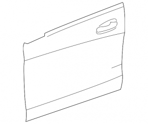 Bare front right door for Mercedes CLA 14-19