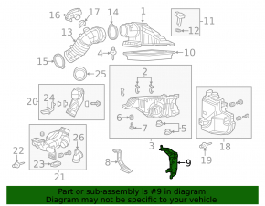 Air Filter Housing Bracket Honda CRV 12-14