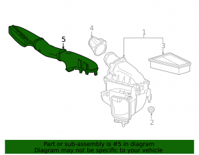 Air intake Mercedes GLA 14-20