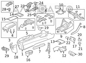 ECON button Honda Civic X FC 16-21