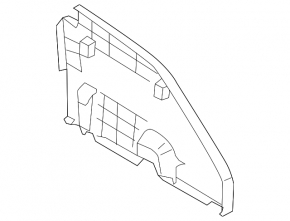 Trunk shelf trim right BMW 4 F33 14-20 convertible
