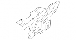 Right hood hinge for BMW iX 21-25