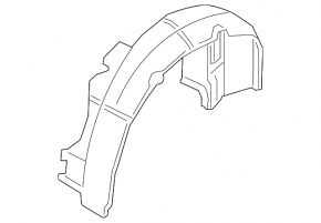 Rear right mudguard BMW i3 14-20