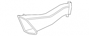Front right brake disc air duct BMW X1 F48 16-19 B46 M-Sport