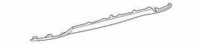 Rear lip for Lexus LS 13-17 restyling, F Sport