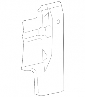 Right radiator deflector for Lexus IS250 IS300 IS350 06-13
