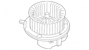 Heater Fan Motor VW Beetle 12-19